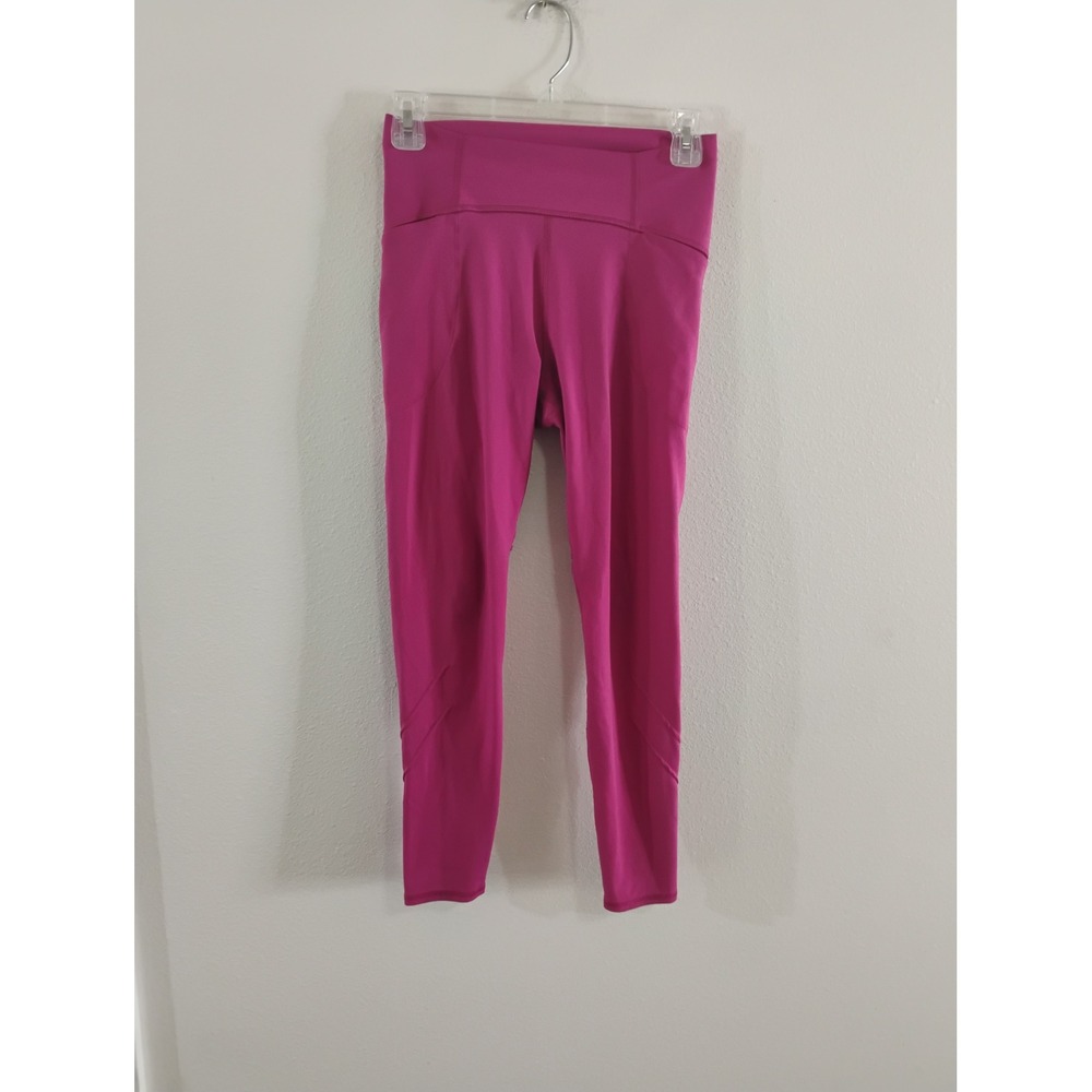 All in Motion Girls Pink High Waisted Active Leggings with Pockets Size L 10/12